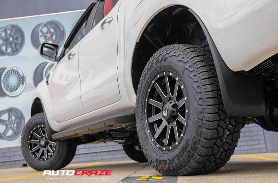 FORD RANGER HEIST SATIN BLACK MILLED